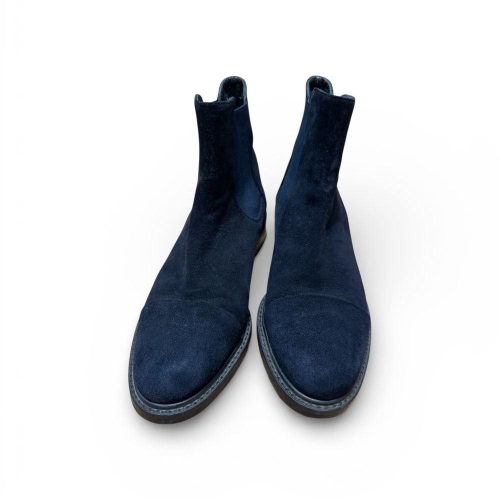 Stewart Weitzman Navy Suede Boots